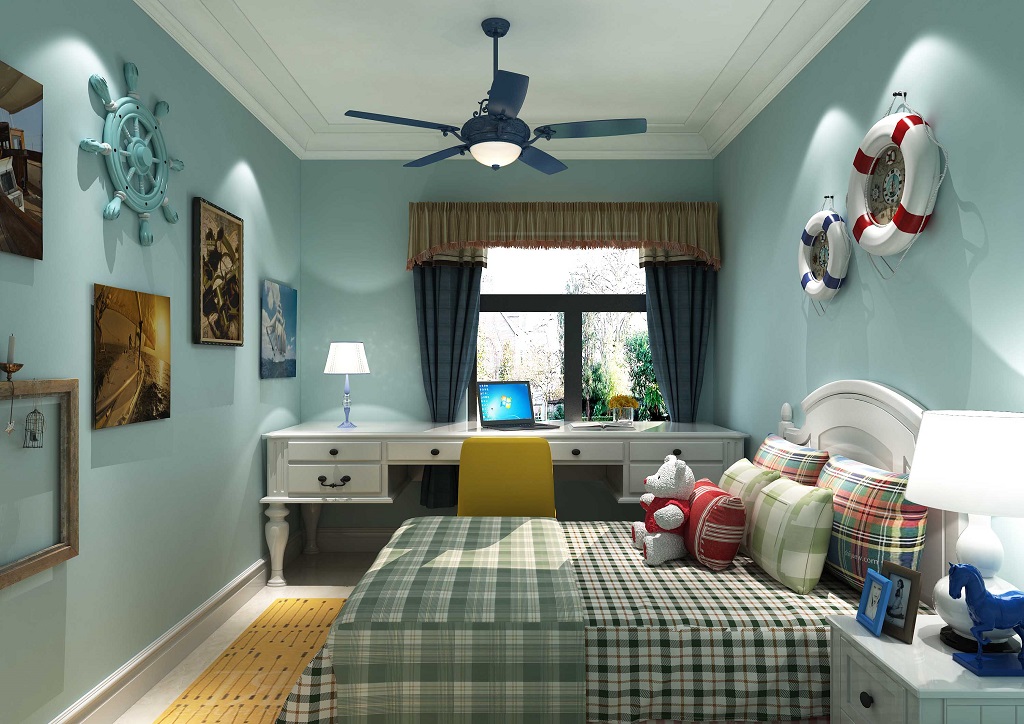 新房子家裝設計兒童房顏色如何搭配?